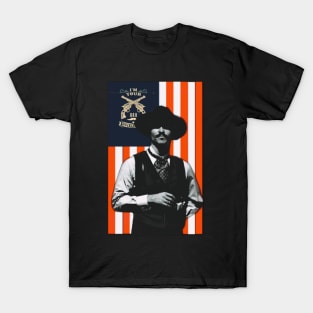 Doc Holiday: "I'm In My Prime." Tombstone, Movie, Retro with american flag T-Shirt